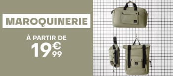 Maroquinerie à partir de 19€99.