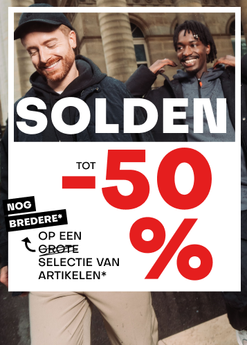 Solden tot -50% op een selectie van artikels*