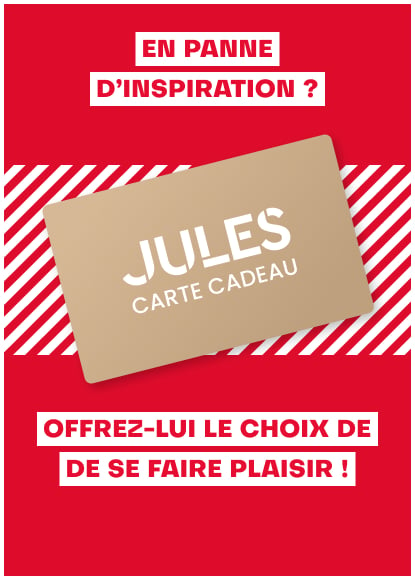 En panne d'inspiration ? Jules Carte Cadeau - Offrez-lui le choix de se faire plaisir !