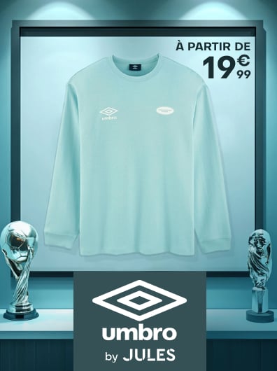 Umbro by JULES - collection exclusive - à partir de 19€99