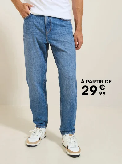 Jean tapered - à partir de 29€99