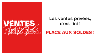 Les ventes privées, c'est fini ! Place aux soldes !