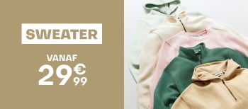 Sweater vanaf 29€99