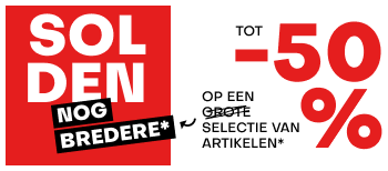 Solden. tot -50% op een selectie van artikels*