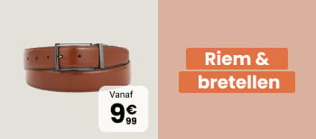 Riem &  bretellen vanaf 9€99