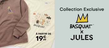 Collection exclusive Basquiat x Jules